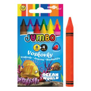 Ocean World viaszgyertyák háromszög alakú JUMBO 12 db