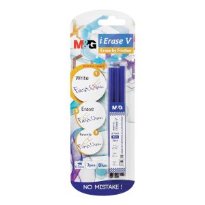 Utántöltő M&G iErase Frixion V 0,7 mm / 3 db - kék