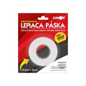 Kétoldalas ragasztószalag JUNIOR 19 mm x 25 m