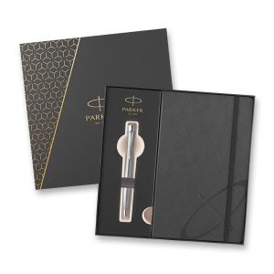 PARKER Urban Metro Metallic CT golyóstoll + szürke notesz