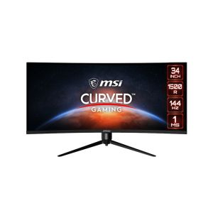 MSI Optix / MAG342CQR / 34" / VA / 3440x1440 / 144Hz / 1ms / Fekete / 2R Optix MAG342CQR