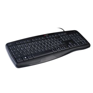 C-TECH KB-107/Vezetékes USB/CZ-SK elrendezés/Fekete KB-107