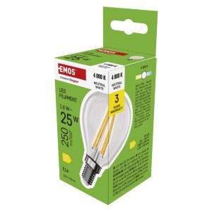 EMOS LED FLM MINI GL 1,8 W (25 W) 250 lm E14 NW 1525731448