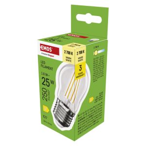 EMOS LED FLM MINI GL 1,8 W (25 W) 250 lm E27 WW 1525743209