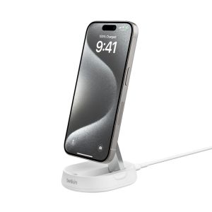 Belkin Pro Convertible Qi2, 15W állvány, fehér WIA008btWH