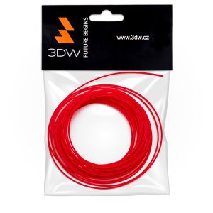 3DW - ABS izzószál 1,75mm piros, 10m, nyomtatás 220-250°C D11604