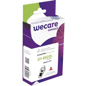 WECARE ARMOR szalag kompatibilis DYMO S0720550, piros/fehér, 12MM*7M K80026W4