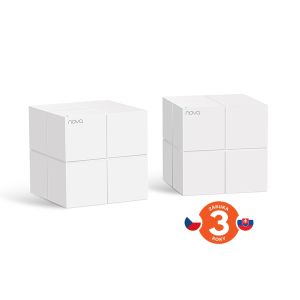 Tenda Nova MW6 (2 csomag) WiFi AC1200 Mesh Gigabit rendszer, MU-MIMO, 4x GLAN/GWAN, SMART CZ alkalmazások 75011870