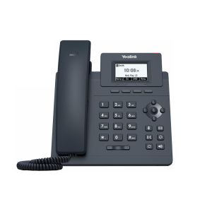 Yealink SIP-T30P SIP telefon, PoE, 2,3" 132x64 nem háttérvilágítású LCD, 1x SIP fiók, 100M Eth SIP-T30P