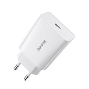 Baseus CCFS-SN02 sebességű mini töltő USB-C 20W fehér 6953156201705