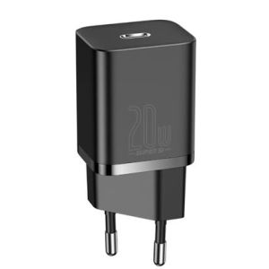 Baseus CCSUP-B01 Super Si gyorstöltő USB-C 20W fekete 6953156229990