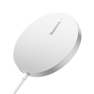 Baseus vezeték nélküli hálózati töltő Simple Mini3 15W USB-C fehér 6932172618650