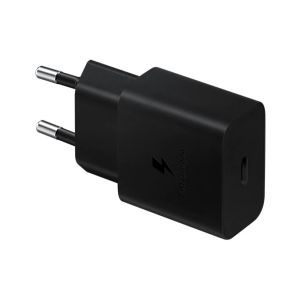 Samsung töltő USB-C porttal (15W) kábel nélkül, fekete EP-T1510NBEGEU