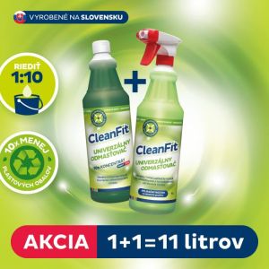 Cleanfit ultrakoncentrátum - Univerzális zsíroldó 1+1=11 l