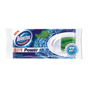 Domestos 3 az 1-ben WC blokk CSERE tömör fenyő 40 g