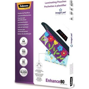 Lamináló fóliák Fellowes 216x303 A4 80mic