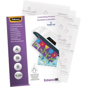 Fellowes lamináló fóliák 303x426 / A3 / 80mic