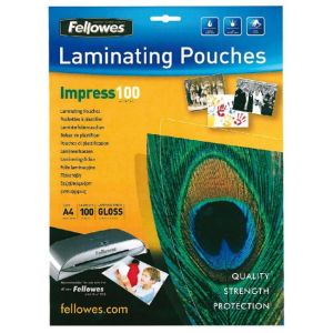 Lamináló fóliák Fellowes 216x303 A4 100mic