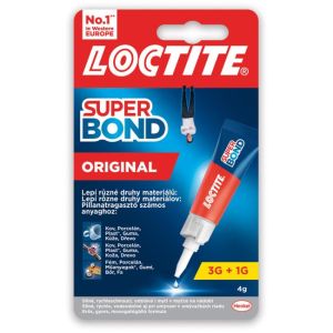 Pillanatragasztó Loctite Super Bond Original 3+1g