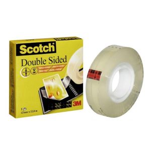 Kétoldalas ragasztószalag Scotch 665 12mm x 22,8m dobozban