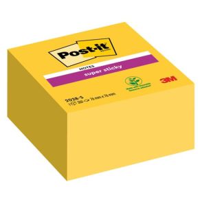 Post-it Super Sticky blokk 76x76mm sárga 350l