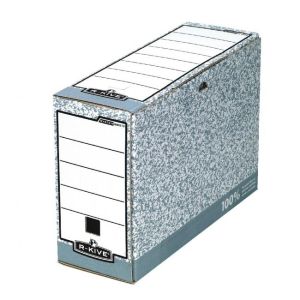 Irattári doboz Fellowes BANKERS BOX 105mm szürke/fehér