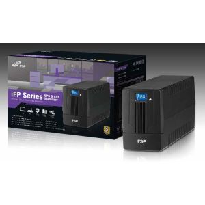 FSP UPS iFP 600, 600 VA / 360 W, LCD, vonal interaktív PPF3602700