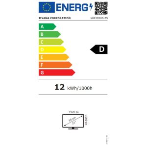 iiyama ProLite/XU2293HS-B5/21.5"/IPS/FHD/75Hz/3ms/Black/3R XU2293HS-B5