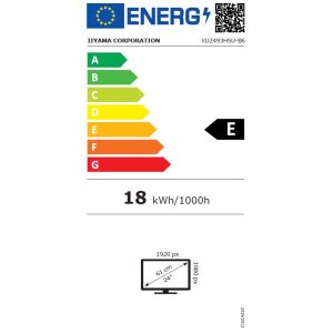 iiyama ProLite/XU2493HSU-B6/23.8"/IPS/FHD/100Hz/1ms/Black/3R XU2493HSU-B6