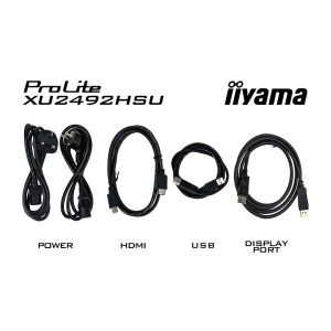 iiyama ProLite/XU2492HSU-B6/23.8"/IPS/FHD/100Hz/0.4ms/Black/3R XU2492HSU-B6