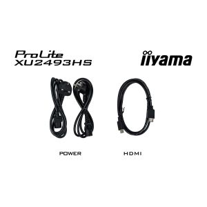 iiyama ProLite/XU2493HS-B6/23.8"/IPS/FHD/100Hz/0.5ms/Black/3R XU2493HS-B6