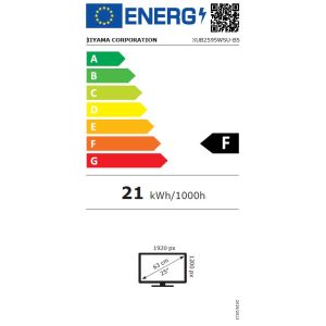 iiyama ProLite/XUB2595WSU-B5/25"/IPS/FHD/75Hz/4ms/Black/3R XUB2595WSU-B5