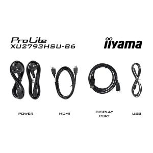 iiyama ProLite/XU2793HSU-B6/27"/IPS/FHD/100Hz/1ms/fekete/3R XU2793HSU-B6