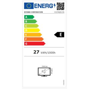 iiyama ProLite/X3270QSU-B1/27"/IPS/QHD/100Hz/3ms/fekete/3R X3270QSU-B1