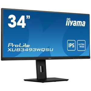 iiyama ProLite/XUB3493WQSU-B5/34"/IPS/3440x1440/75Hz/4ms/fekete/3R XUB3493WQSU-B5