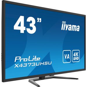 iiyama ProLite/X4373UHSU-B1/42.5"/VA/4K UHD/60Hz/3ms/Black/3R X4373UHSU-B1