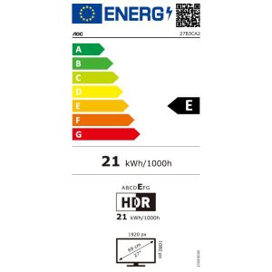 AOC/27B3CA2/27"/IPS/FHD/100Hz/1ms/fekete/3R 27B3CA2