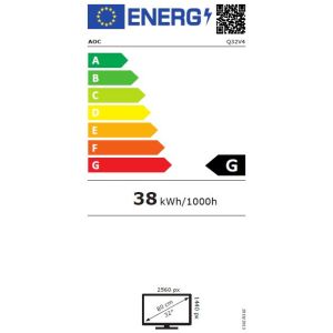 AOC / Q32V4 / 31,5" / IPS / QHD / 75Hz / 4ms / Fekete / 3R Q32V4