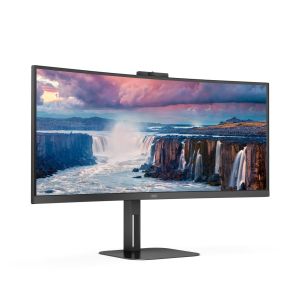 AOC/CU34V5CW/34"/VA/3440x1440/100Hz/1ms/fekete/3R CU34V5CW/BK