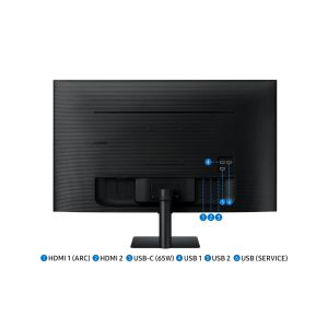 Samsung Smart Monitor/M70D/32"/VA/4K UHD/60Hz/4ms/Fekete/3R LS32DM702UUXDU