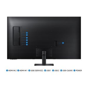 Samsung Smart Monitor/M70D/43"/VA/4K UHD/60Hz/4ms/fekete/2R LS43DM702UUXDU