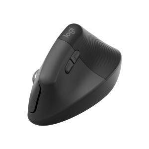 LOGITECH Lift Vállalkozásoknak/Ergonómikus/Optikai/Jobbkezeseknek/4000 DPI/USB+BT/Grafit 910-006494