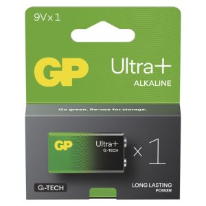 GP Alkáli elem ULTRA PLUS 9V (6LF22) - 1db 1013521000