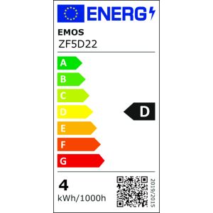 EMOS LED FLM A60 3,4 W (40 W) 470 lm E27 WW 1525743203