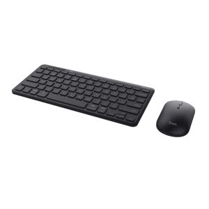 TRUST LYRA WL KEYBOARD & MOUSE US (egér + gomb) fekete 24843