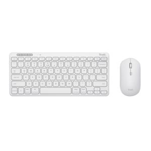 TRUST LYRA WL KEYBOARD & MOUSE US (egér+gomb) fehér 25073