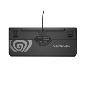 GENESIS gaming billentyűzet THOR 230/TKL/RGB/Outemu Panda/Vezetékes USB/US-kiosztás/Naval Blue Negative NKG-2164