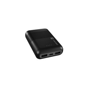 NATEC power bank TREVI COMPACT 10000 mAh 2X USB-A + 1X USB-C, fekete NPB-1941