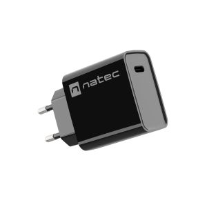 Univerzális töltő Natec RIBERA 20W 1X USB-C, fekete NUC-2060