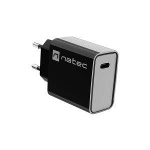 Univerzális töltő Natec RIBERA 20W 1X USB-C, fekete NUC-2060